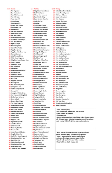 Auction Information Thomsonslandscaping Com   2023 Fall Auction 460x710 
